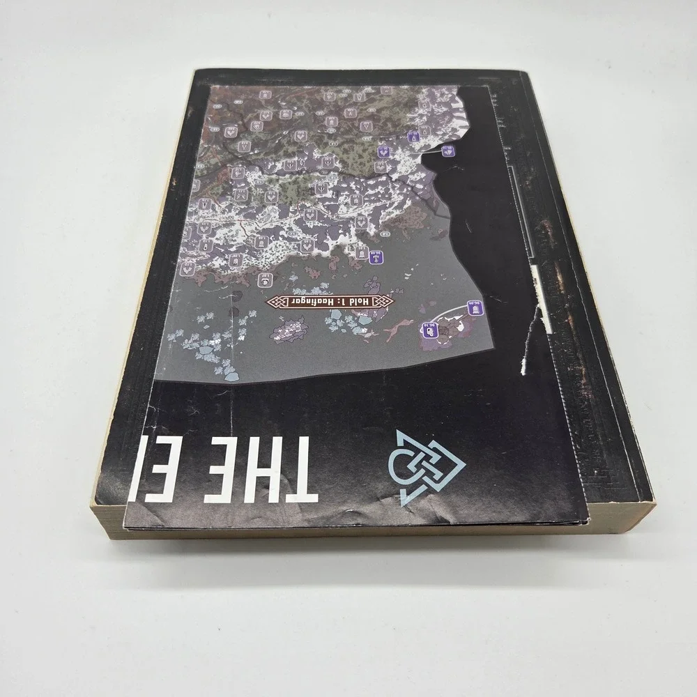 Prima Games Skyrim Official Game Guide Black Strategy‎ Book with Map